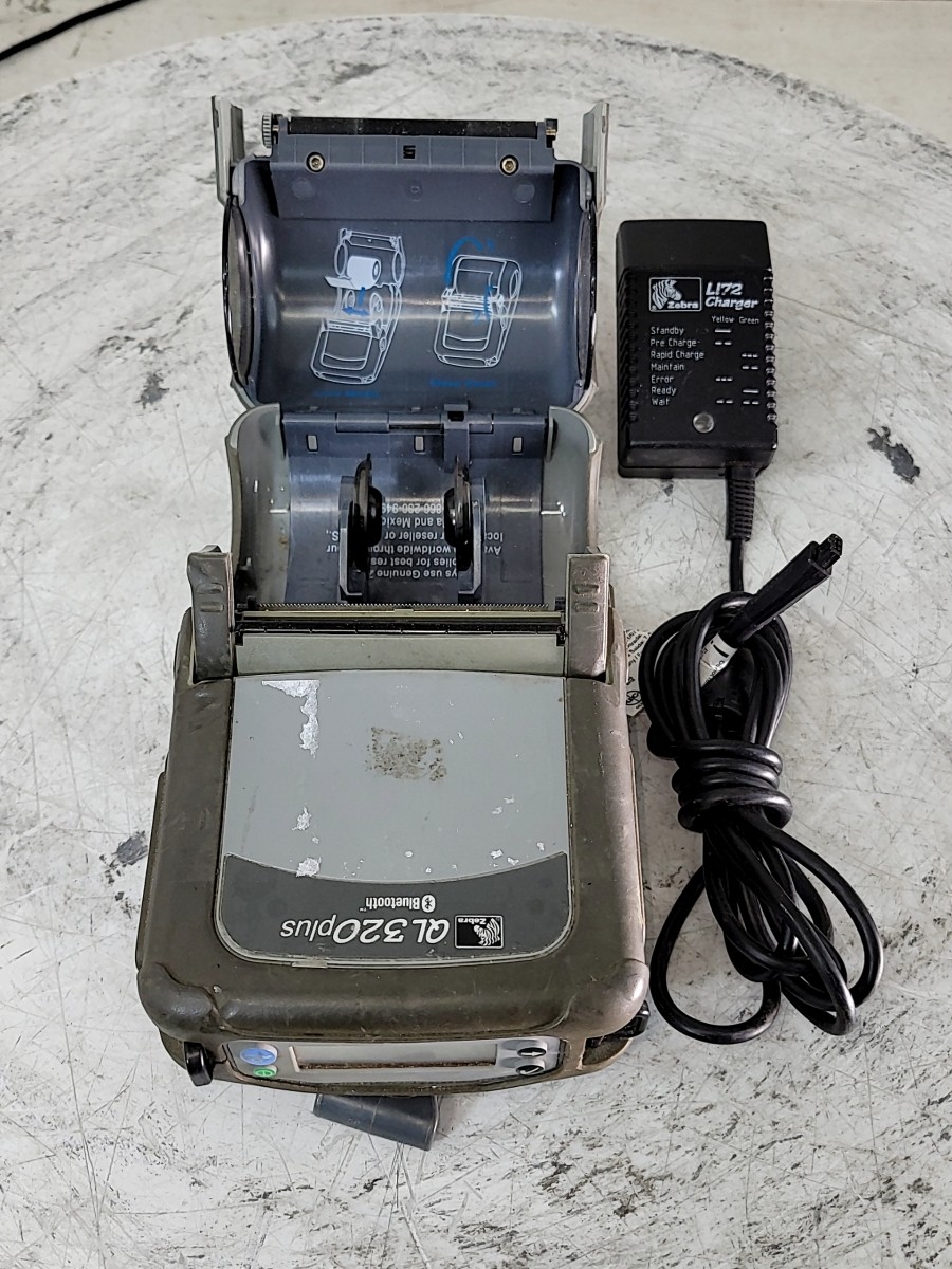 ZEBRA QL320 plus Barcode Printer Bluetooth Thermal SEE NOTES