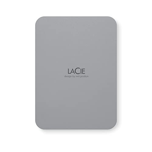 LaCie Mobile Drive Secure External Hard Drive 2 TB USB Type-C 3.2 Gen 1 