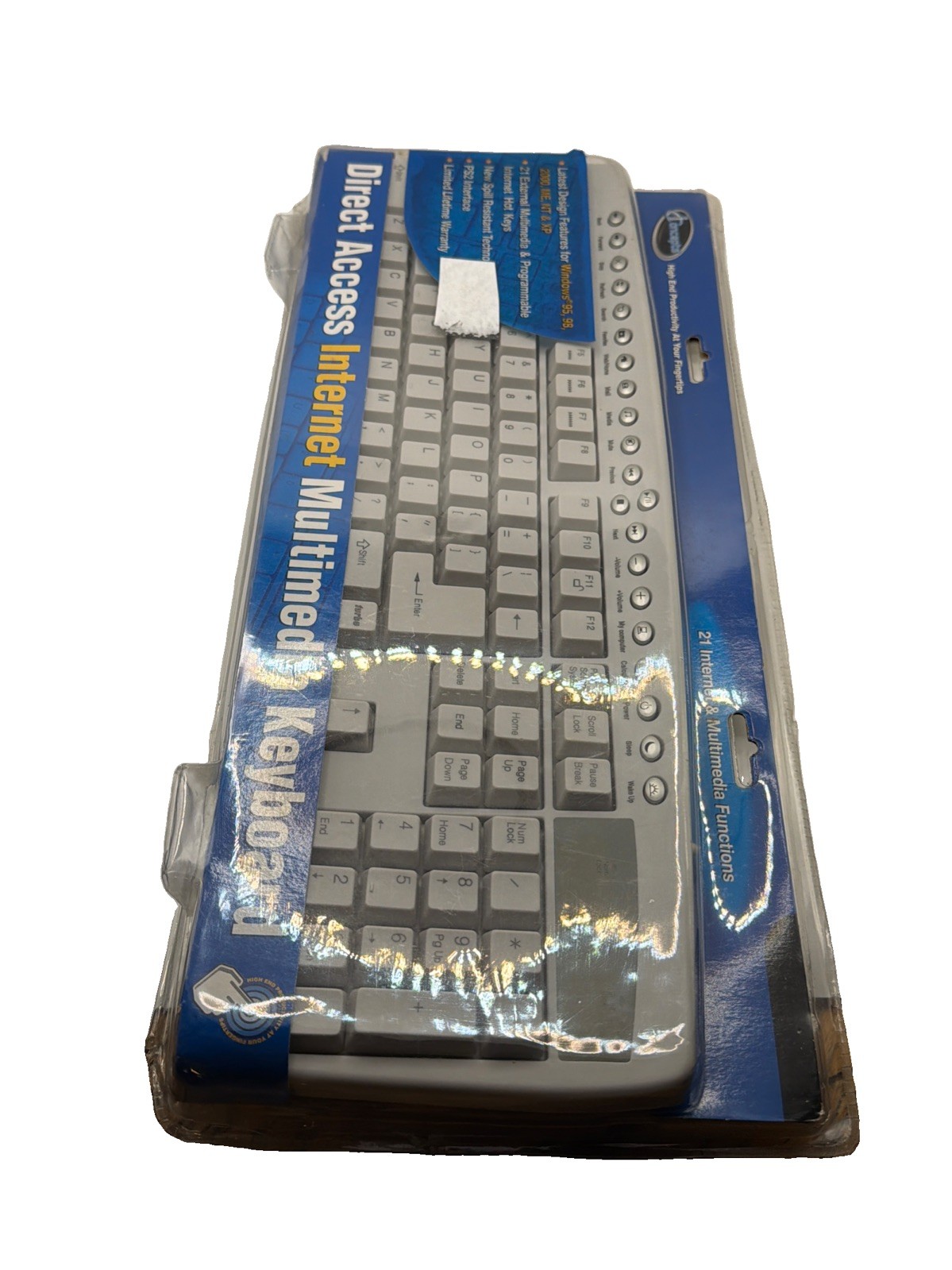 iConcepts Direct Access Internet Multimedia Keyboard for Windows 95,98,00 ME NT 