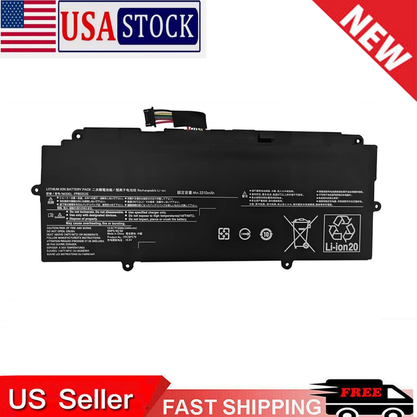 50Wh FPB0353S FPCBP579 Laptop Battery for Fujitsu Laptop Batterie CP785912-01