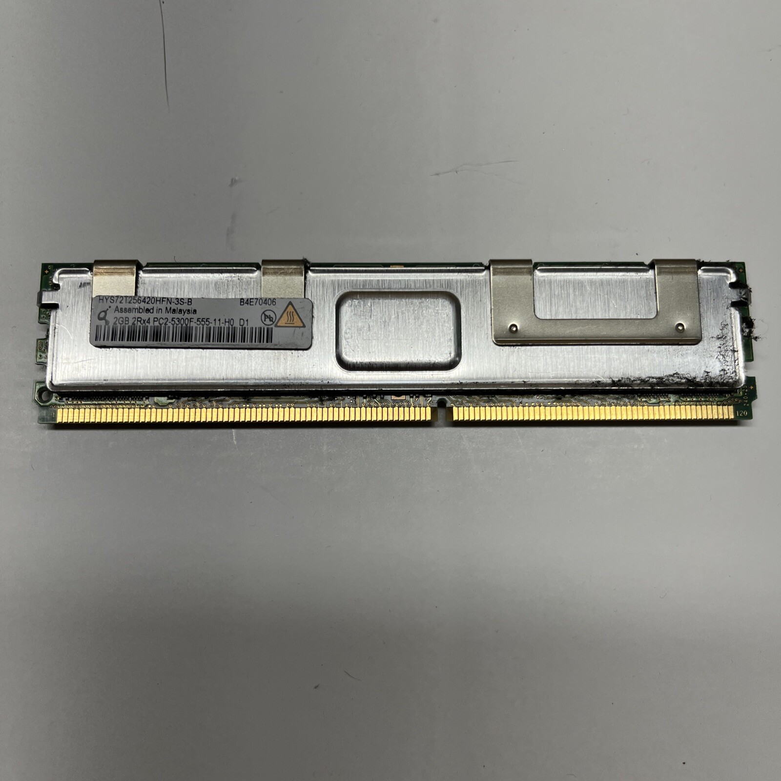 HYS72T256420HFN-3S-B 2GB 2Rx4 PC2-5300F-555-11-H0 DIMM Tested Working