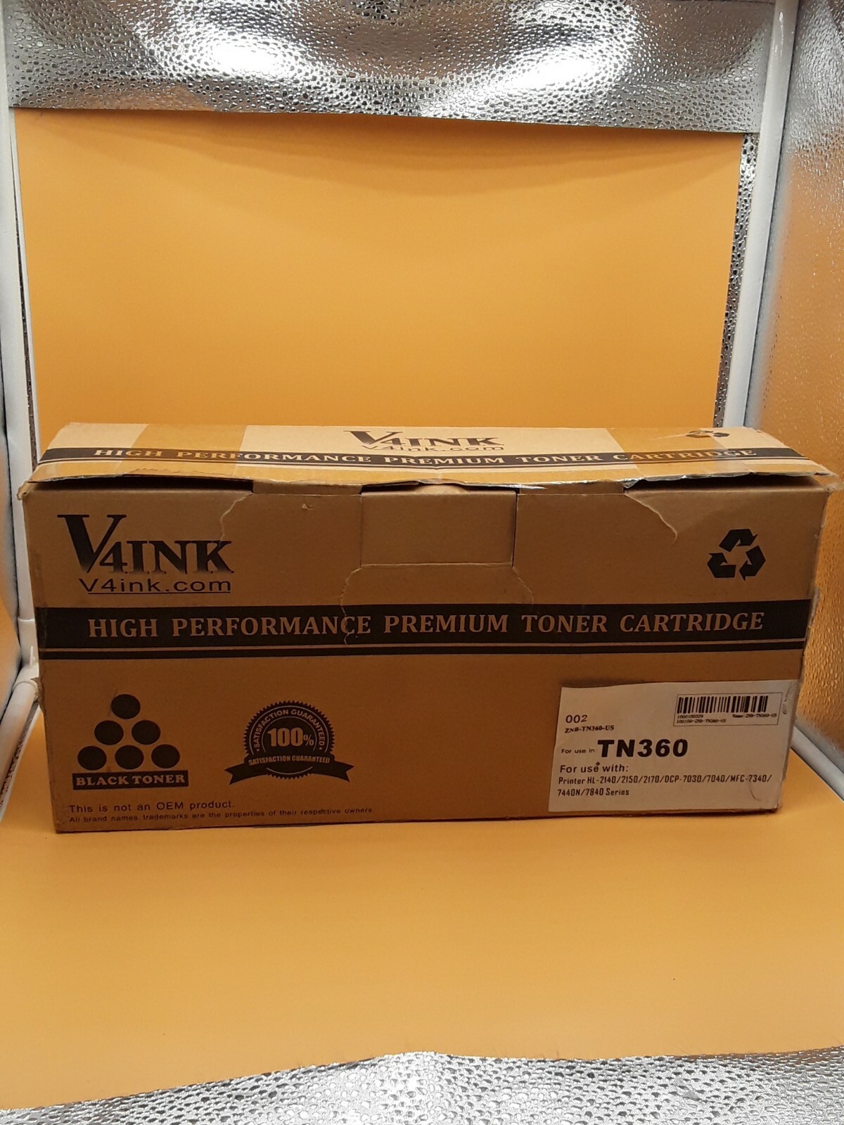NEW IN BOX V4ink TN-360 TONER INK CARTRIDGE 