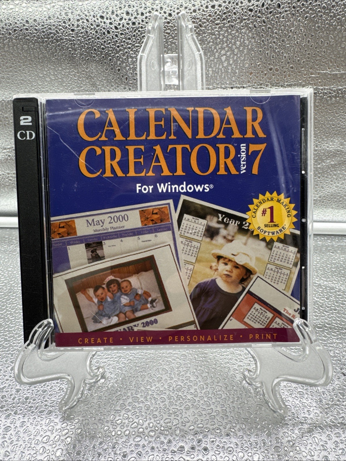 Calendar Creator Version 7, (PC, CD-ROM)/Printshop for Mac (2 CDs)