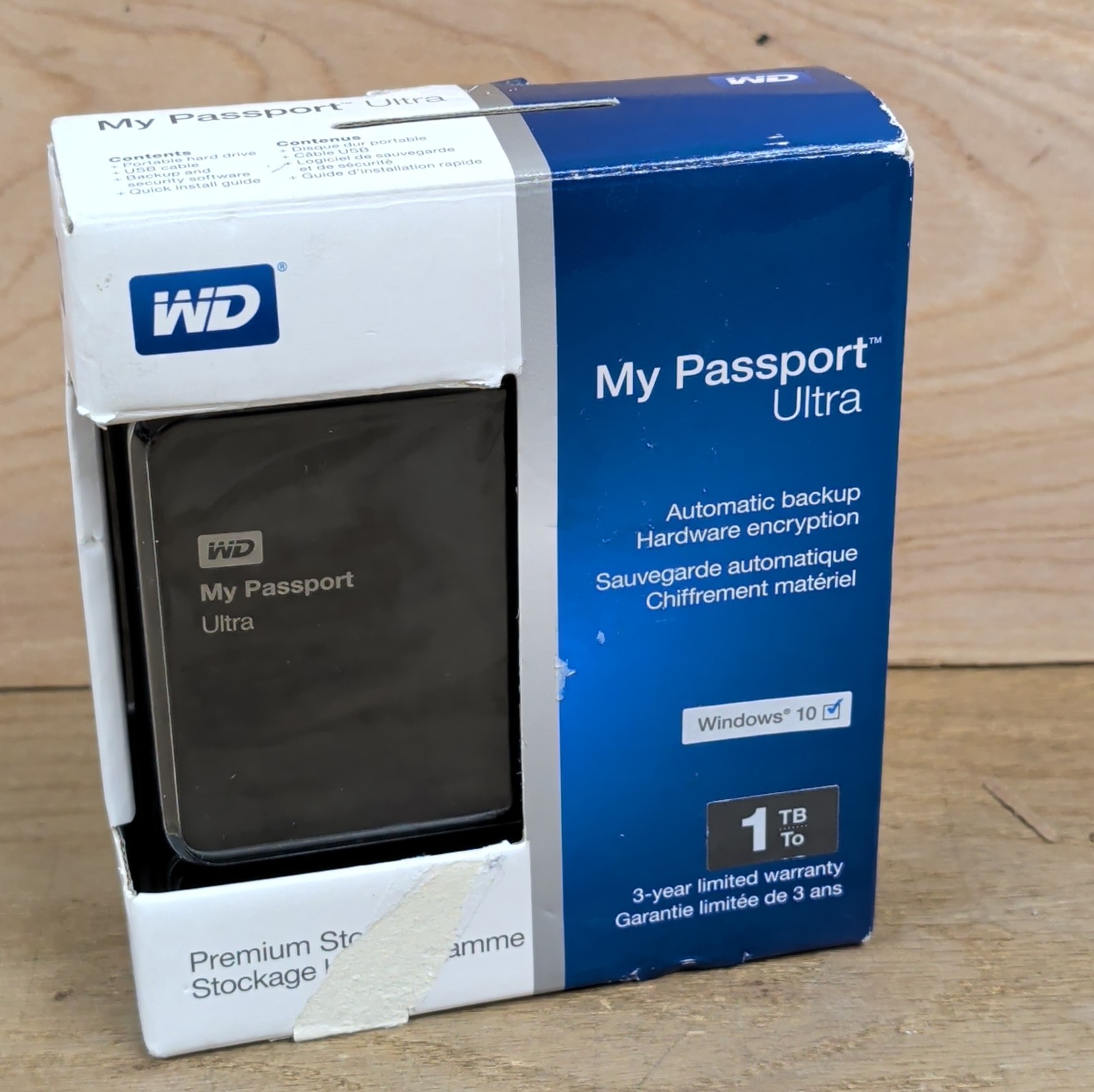 Western Digital WD My Passport Ultra 1 TB Black Model WDBGPU0010BBK-NESN New OB
