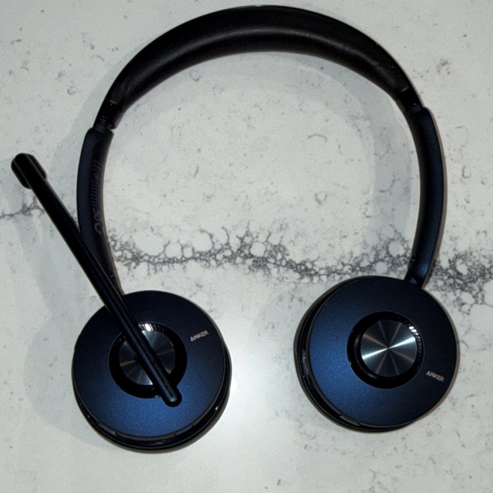 Anker PowerConf H700 Headband Headset Black Boom Mic Double Ear-Pad