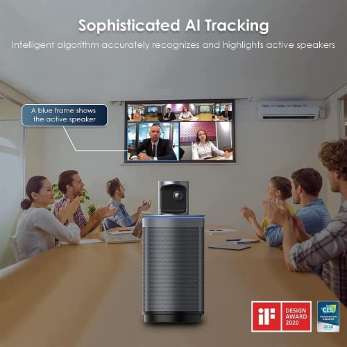 NEXIGO MEETING 360, 8K CAPTURED AI-POWERED FRAMING & SPEAKER TRACKING, -  BLACK