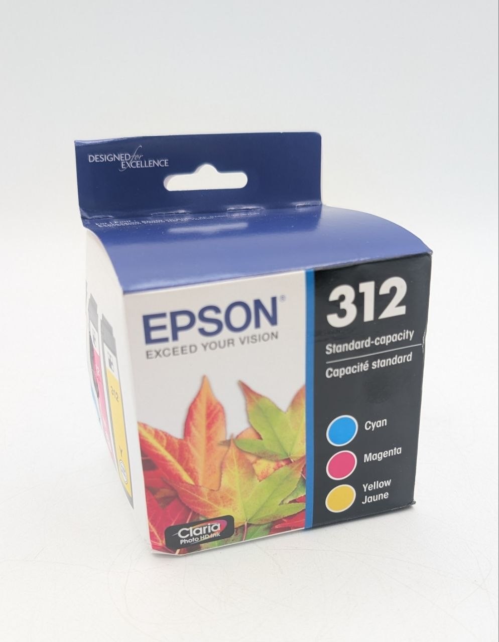 Epson 312 Claria Photo HD Ink Cartridge Cyan/Magenta/Yellow