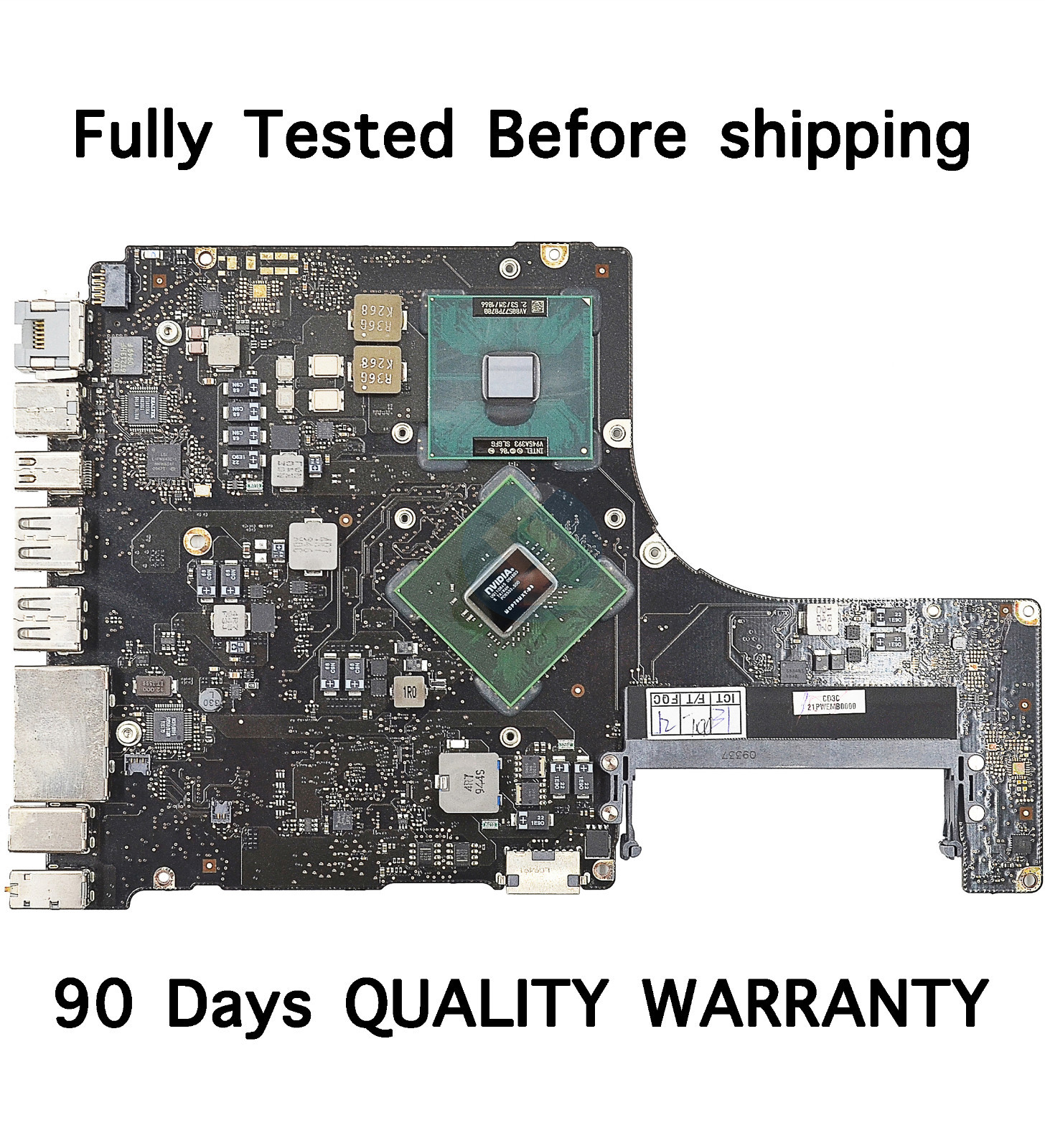 Logic Board 2.53GHz 820-2533-A 820-2533-B for Macbook Pro 15" A1286 2009 MC118LL