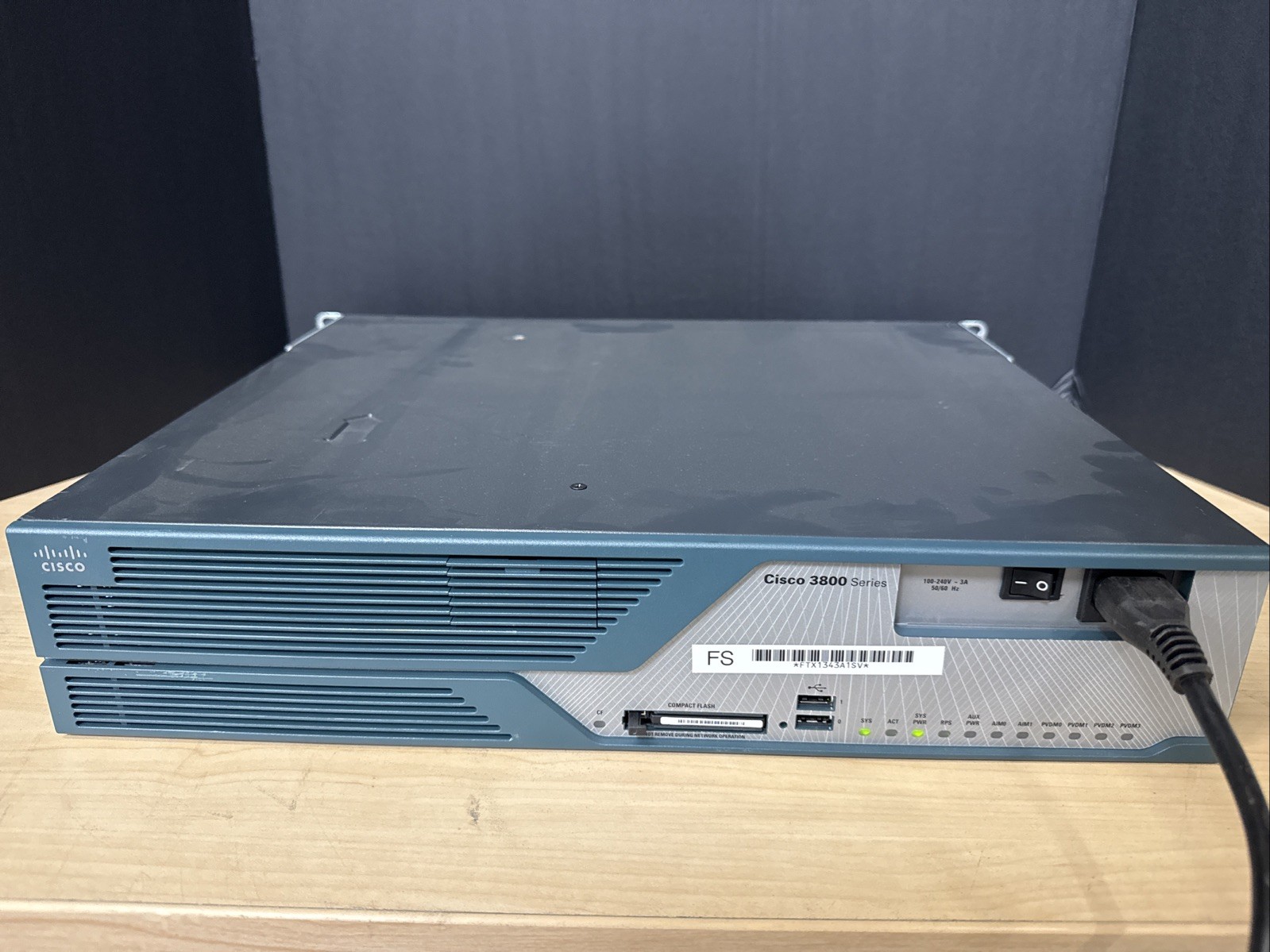 CISCO 3825/K9 GIGABIT VOICE SECURITY ROUTER  ios-15.1 CME-8.5 CISCO3825/K9 3825