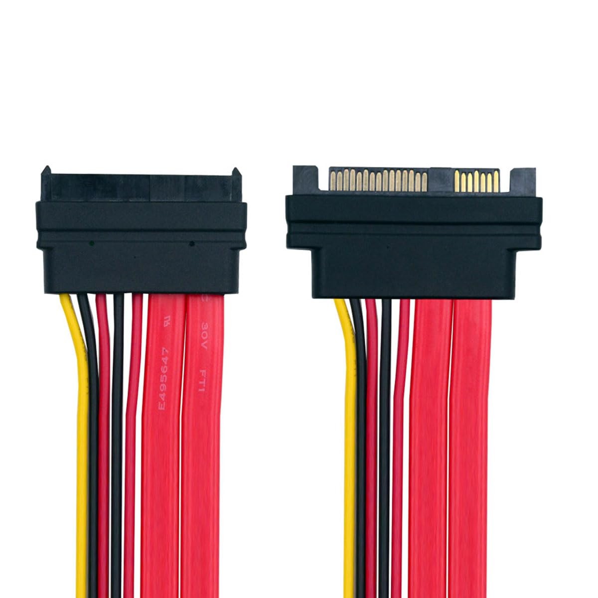 NGFF SAS SFF-8482 29 Pin to 29Pin Male Female 0.5m, Blue