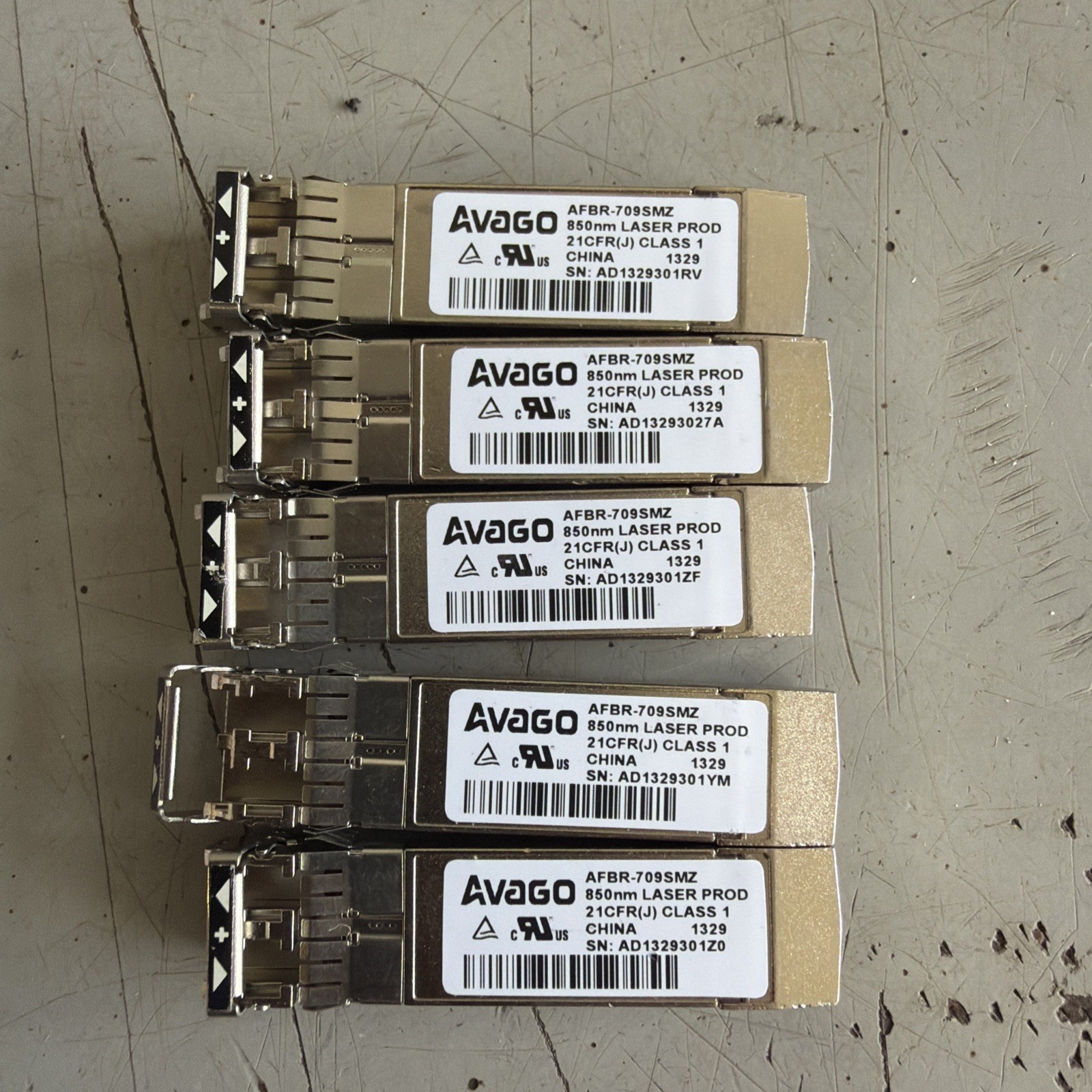 AVAGO AFBR-709SMZ (LOT OF 5) USED