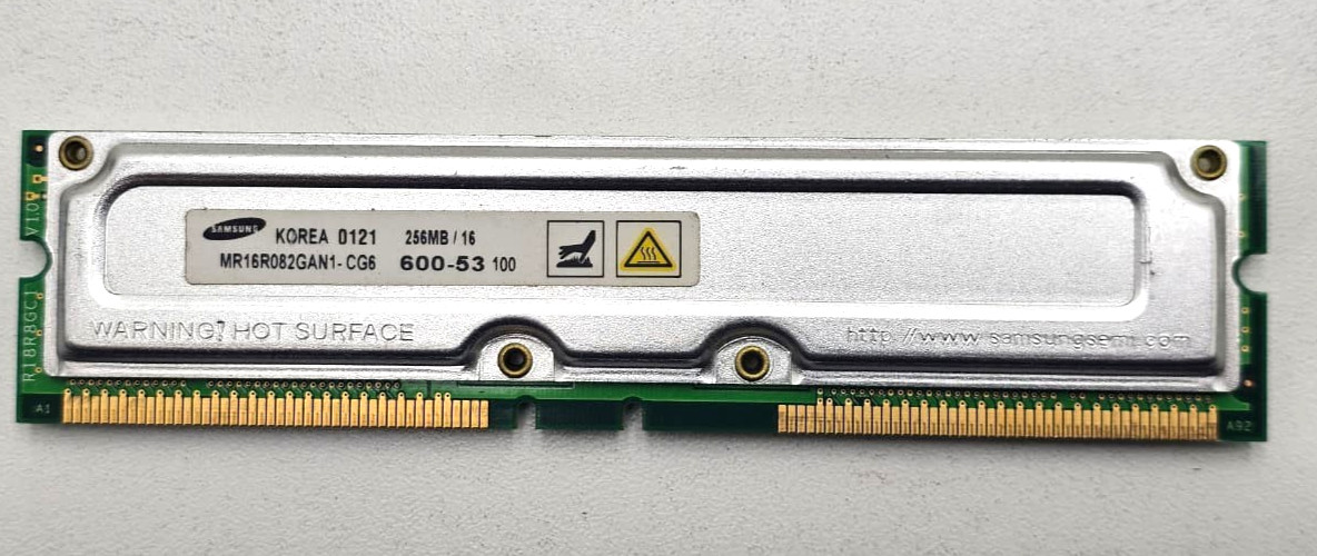 Samsung 256MB PC800 RDRAM RIMM Memory MR16R082GAN1-CG6 RAM