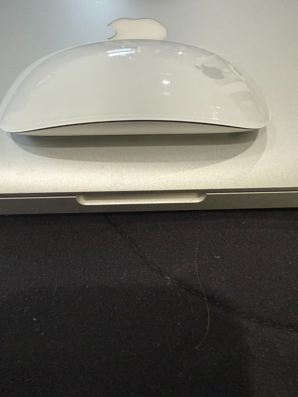 Genuine Apple Magic Mouse for Macs BLUE A1657 Nice W/ Cable