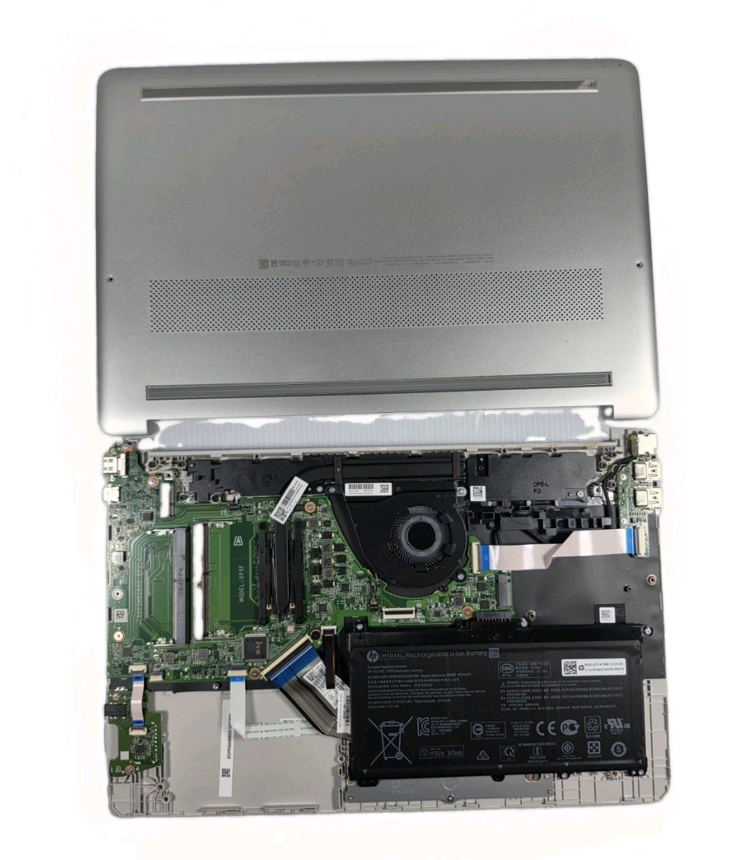 HP 15-ef1041nr 15.6" AMD Ryzen 3 3250U 2.6GHz Motherboard DA0P5MB26A0 Palm rest 