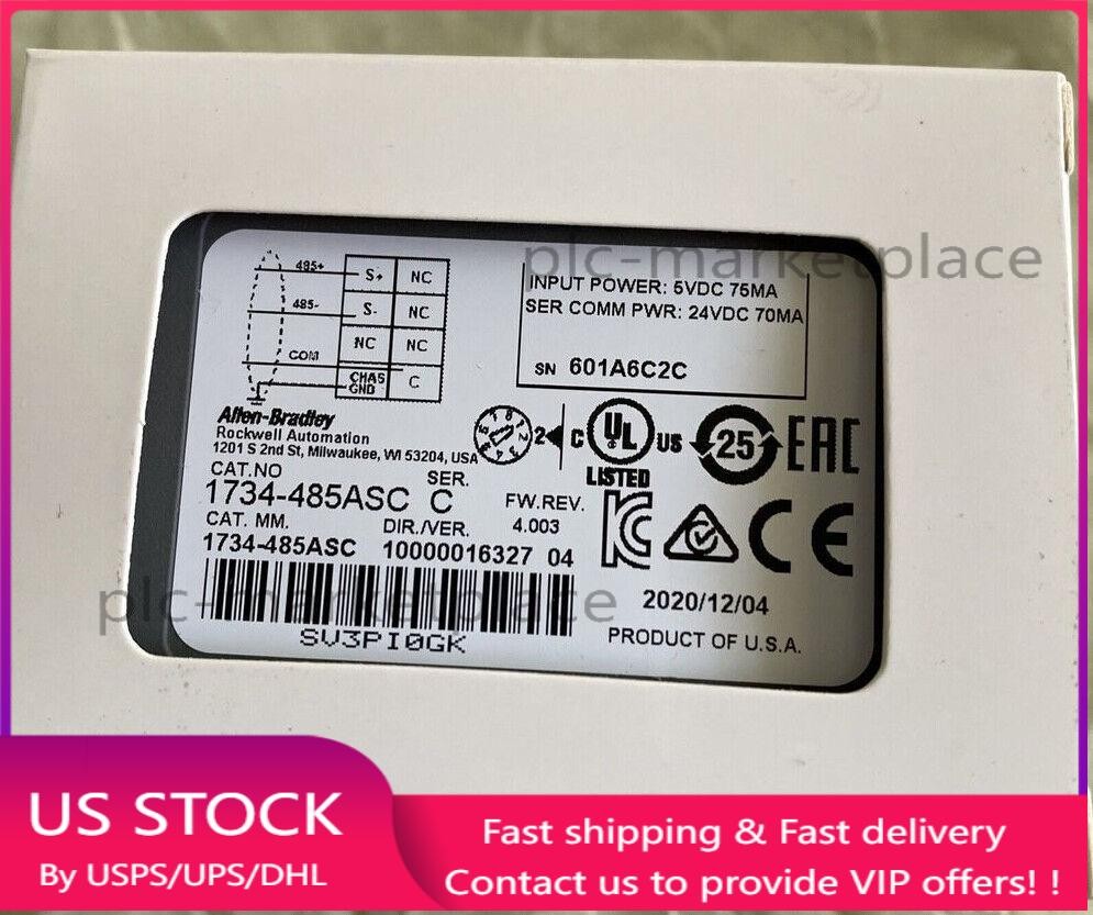 AB 1734-485ASC Series C Point I0 RS4 85 Comm Module 1734-485ASC NEW Spot Goods
