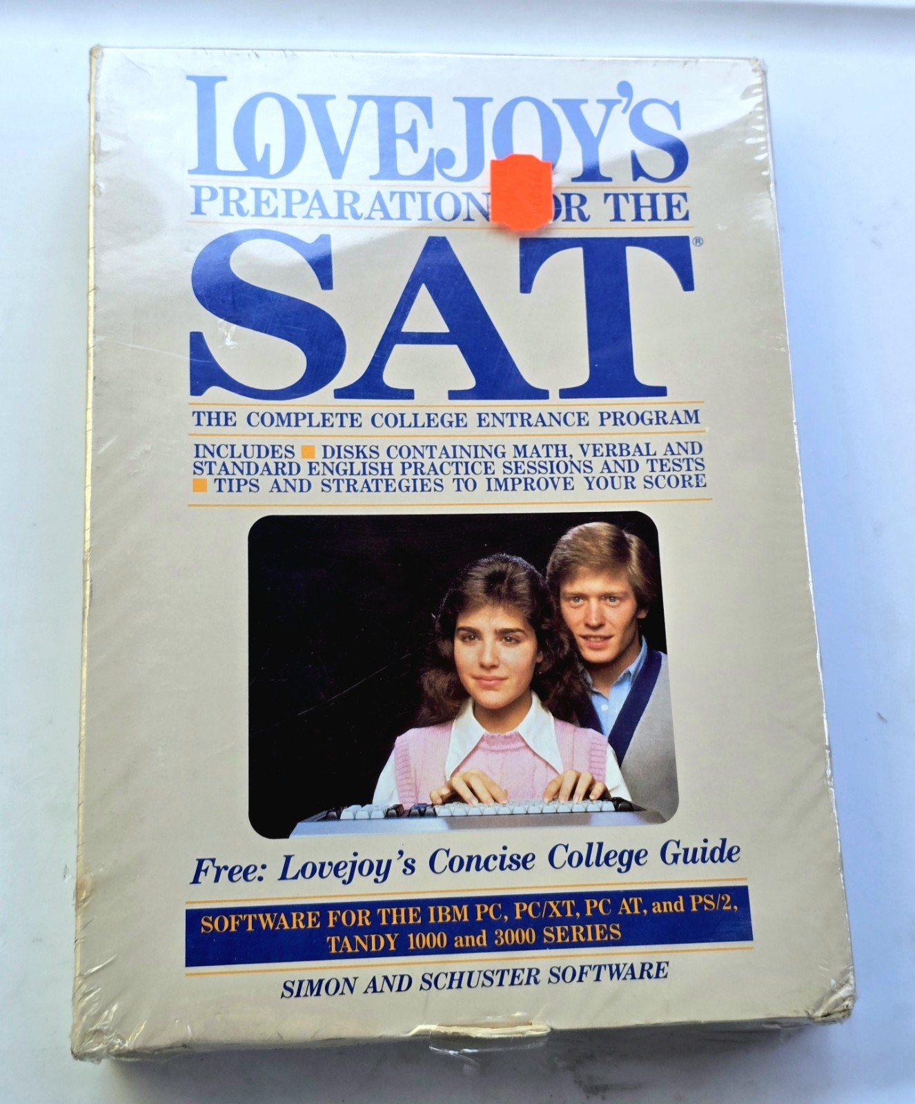 Vintage Lovejoy's Preparation For The SAT PC Software 1985 IBM PC Tandy 1000