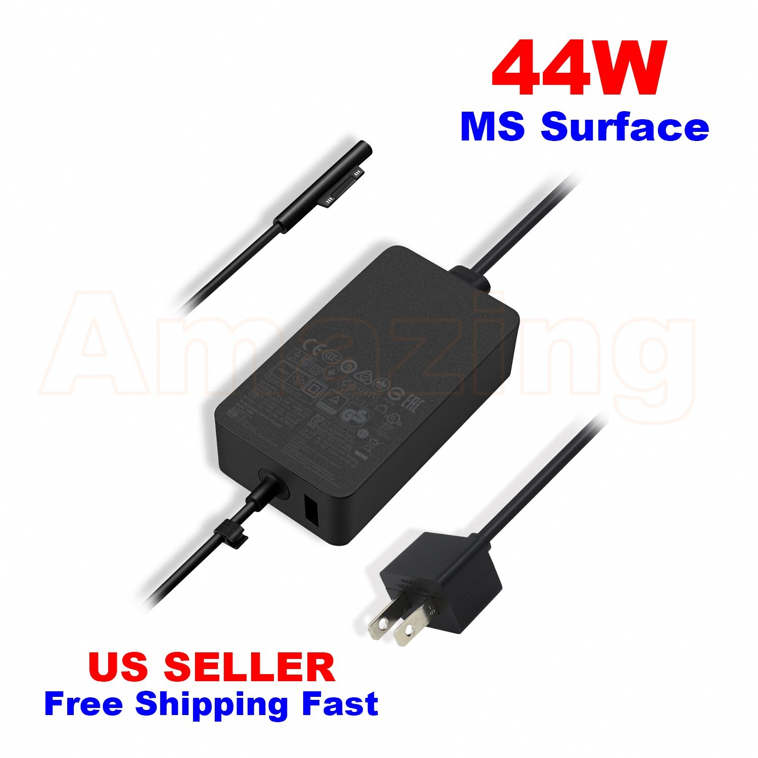 Genuine OEM 44W 1800 Surface Pro Charger for Microsoft Surface Pro 3/4/5/6/7 New