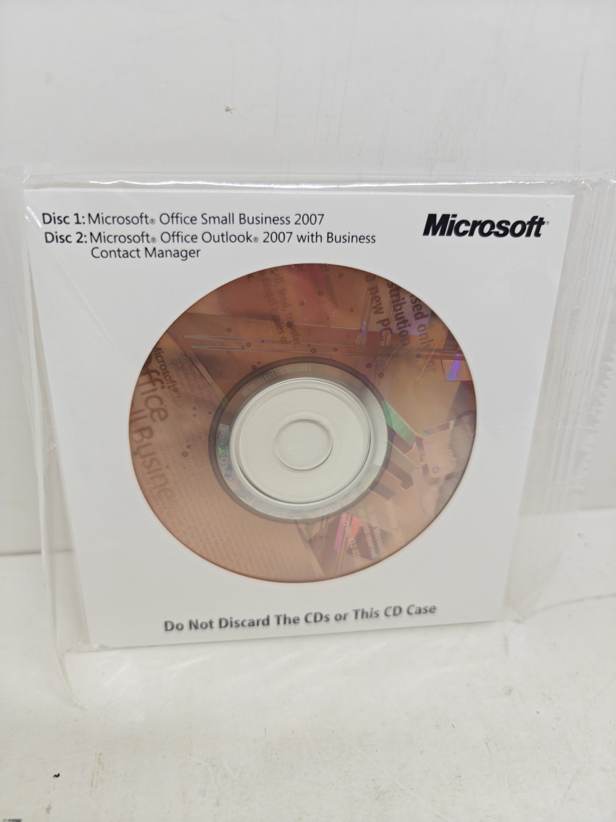 MS Microsoft Office 2007 Small Business Edition NEW