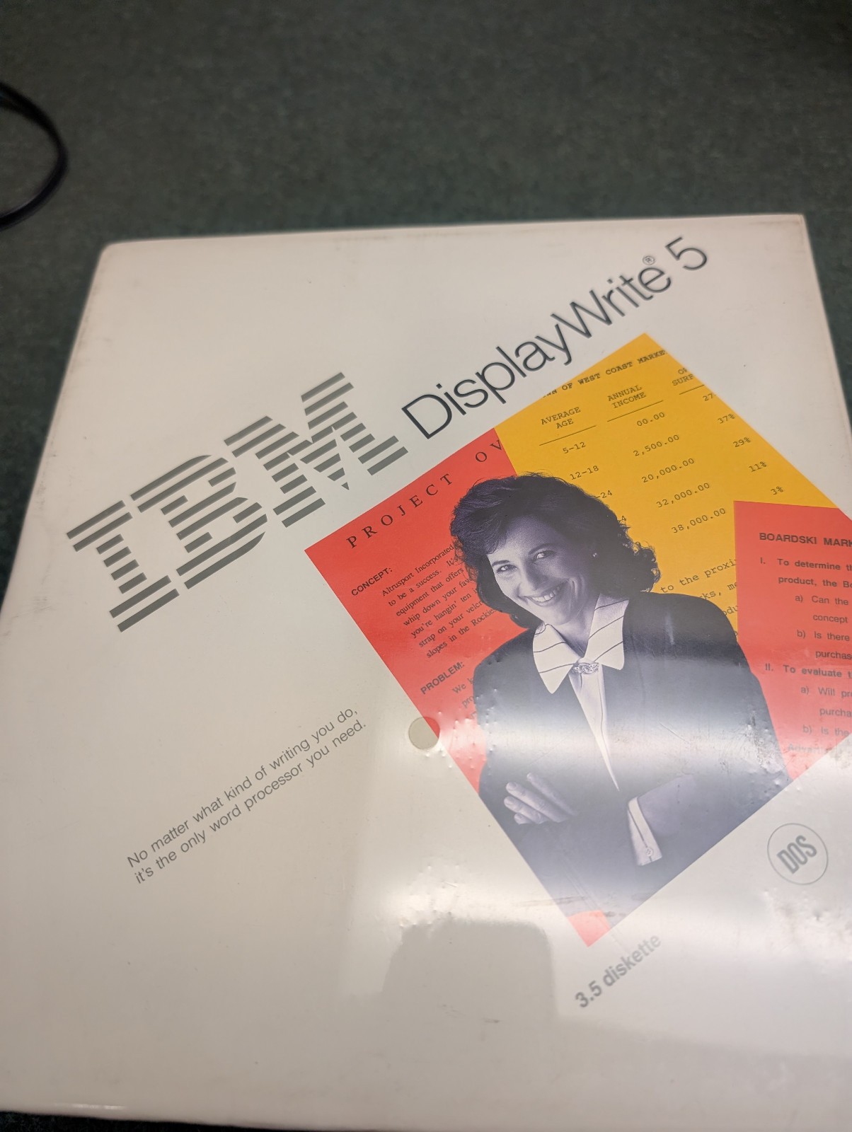 Vintage IBM DisplayWrite 5 3.5 WP IBM50
