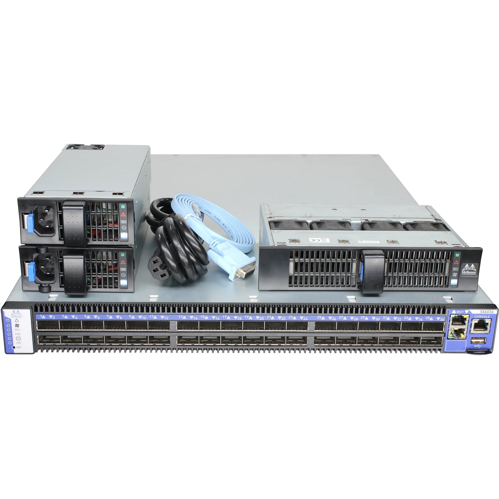 Mellanox MSX6036T-1SFS 36P 56Gb/s FDR QSFP+ P2C InfiniBand Switch