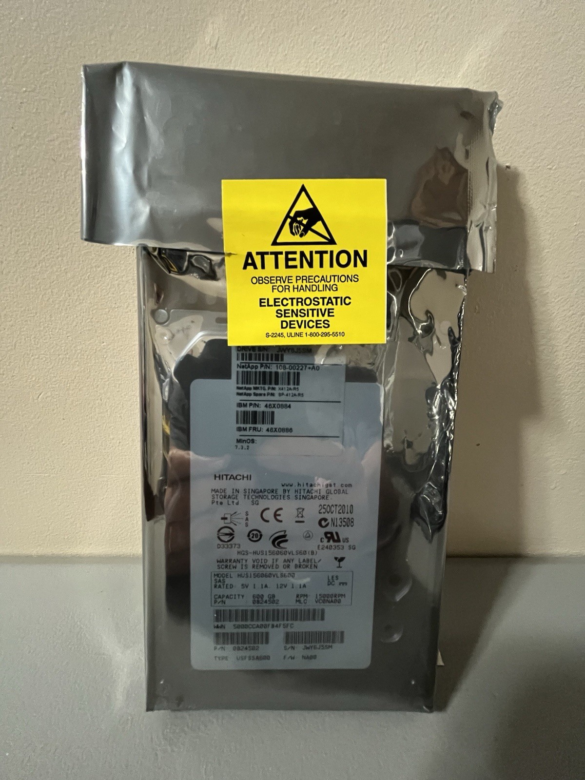 Netapp 108-00227+A0 New E2AT