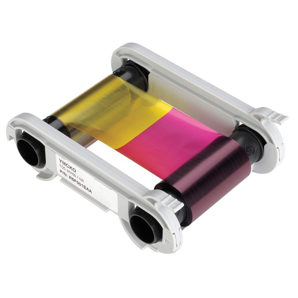 R6F003AAA 6 Panel Color Ribbon, Ymcko-K, 200 Prints/Roll