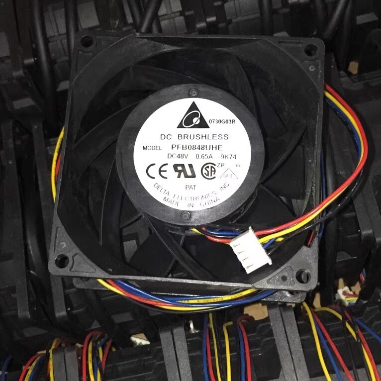Delta PFB0848UHE 48V 0.65A 8038 8cm Dual Ball Cooling Fan