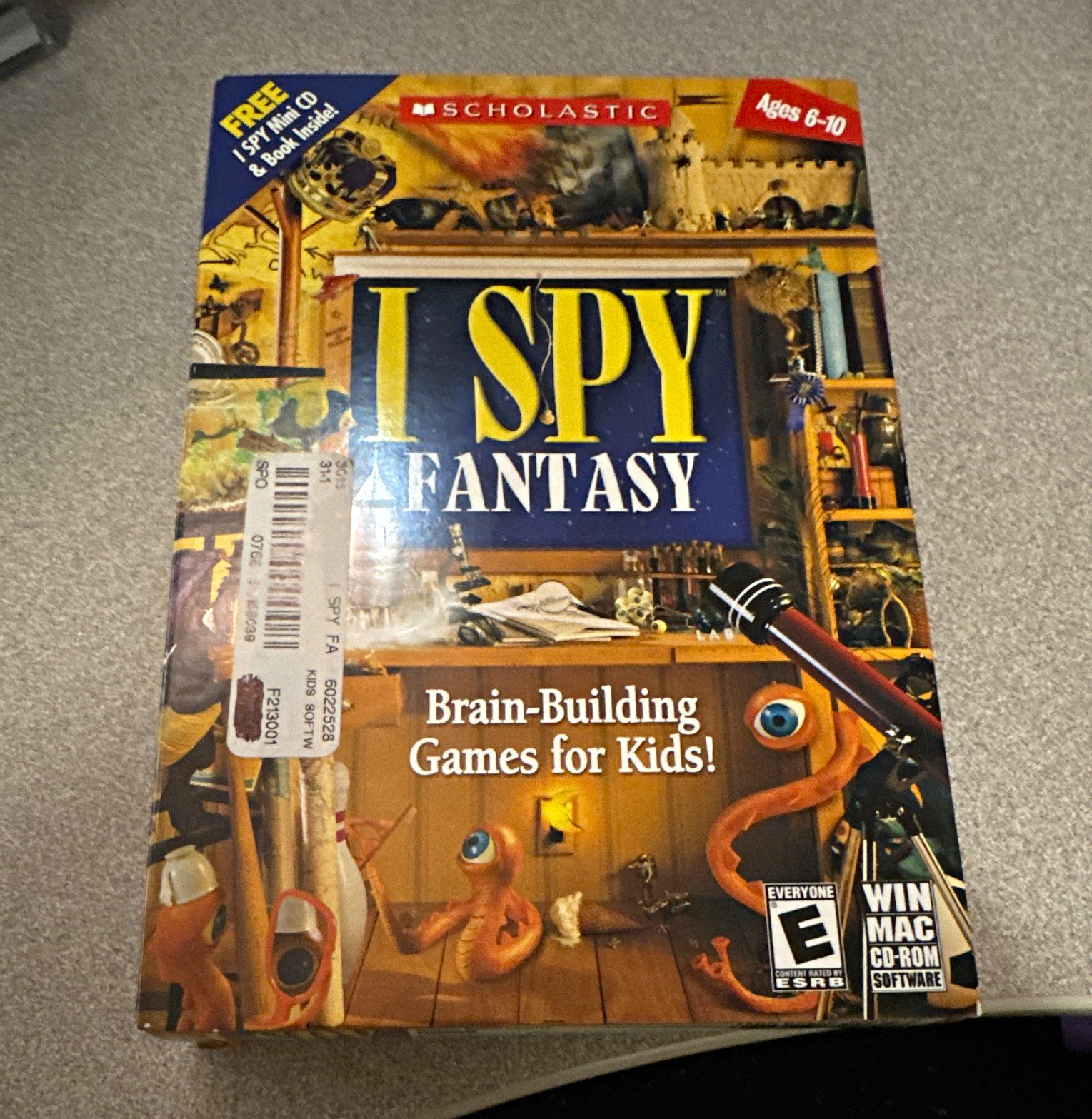 Scholastic I SPY Fantasy Early Learning CD-ROM Win/Mac English MPN E2300