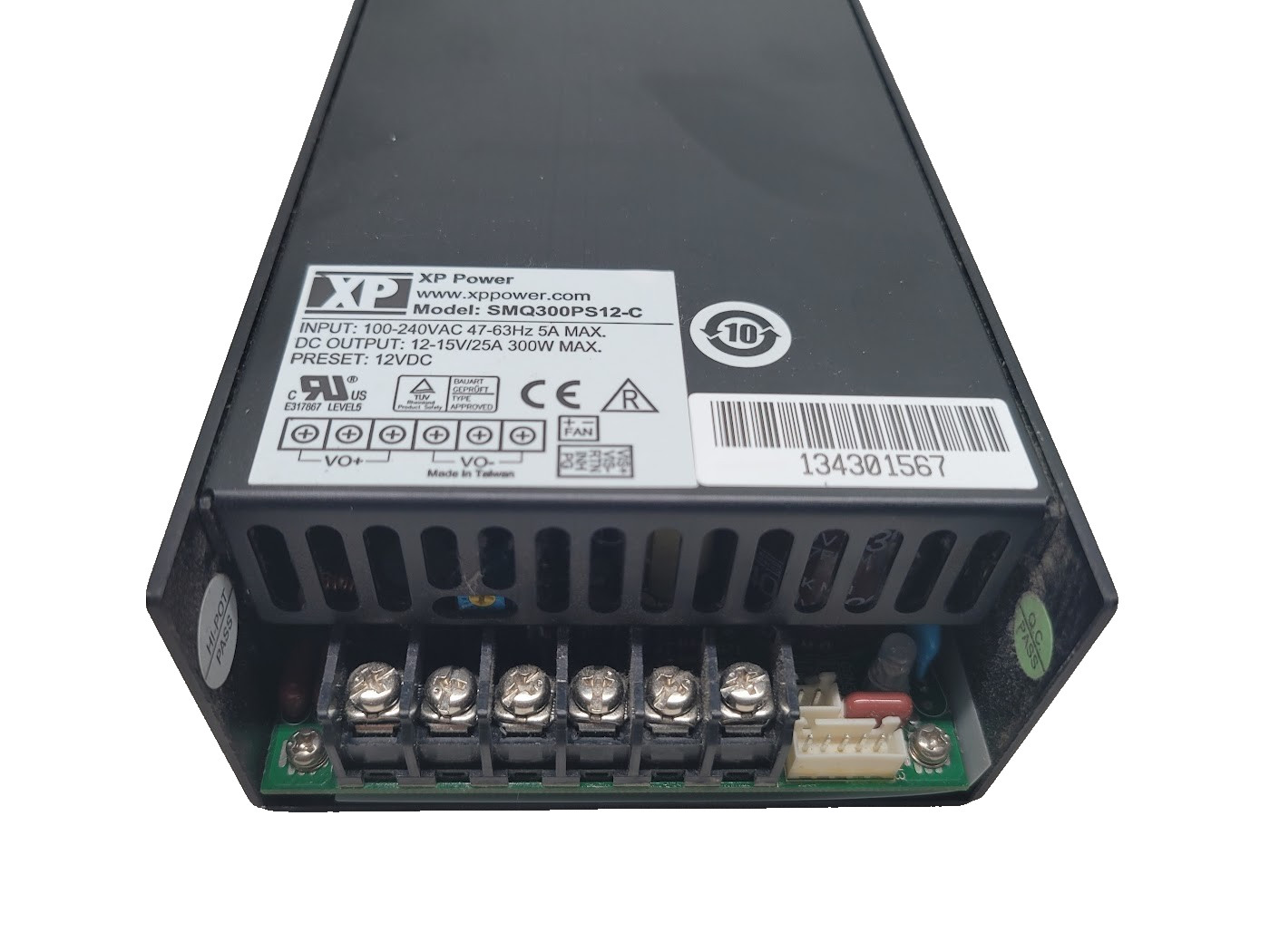 XP Power Model SMQ300PS12-C Power Supply