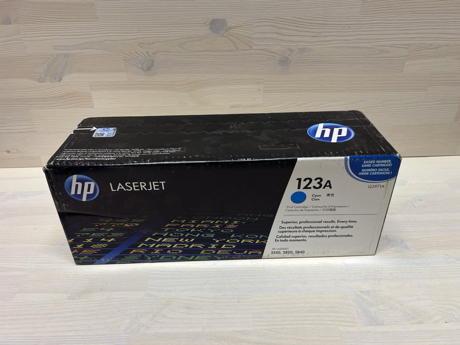HP 123A Cyan Toner Cartridge Brand New Sealed Genuine OEM