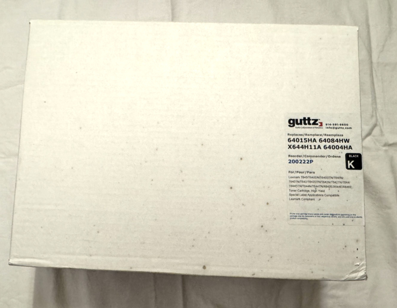 New Sealed Lexmark Toner 64015HA T640 T644 T642 High Yield Black Print Cartridge