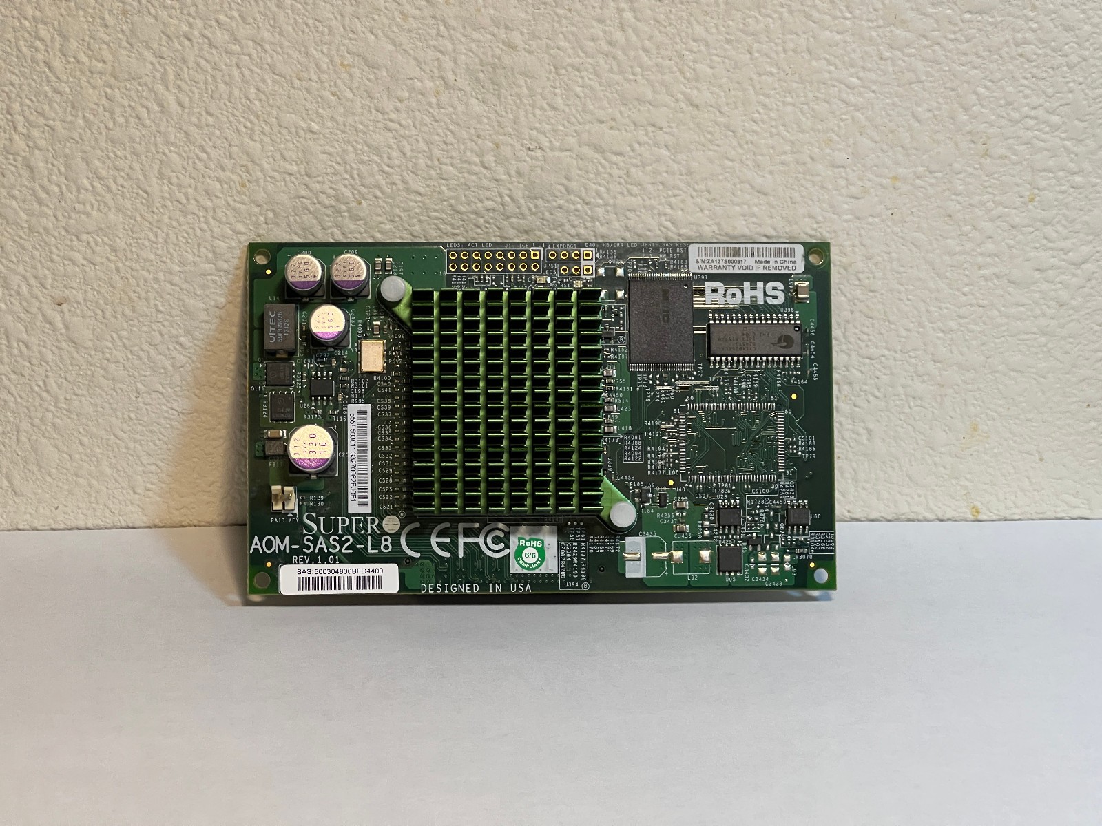 Supermicro AOM-SAS2-L8 8-Port SAS2 RAID Controller AS-IS