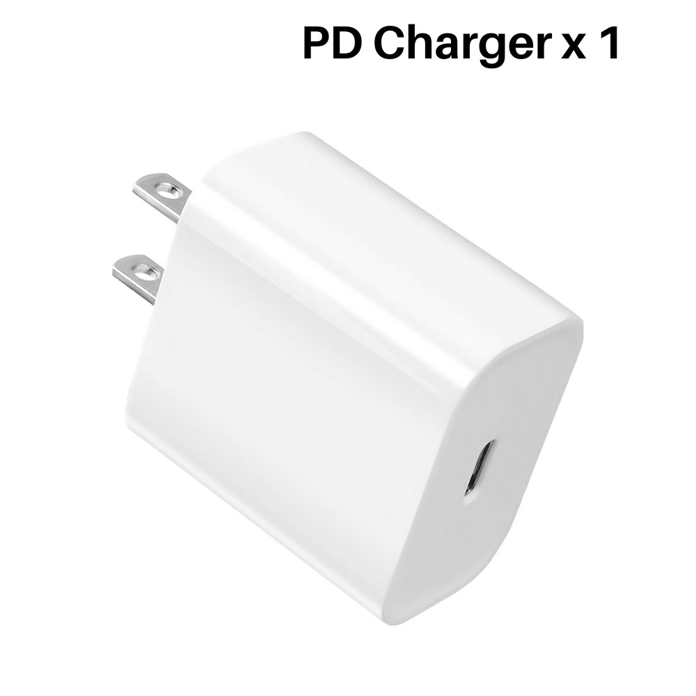 1/2/3Pcs 20W USB-C Power Adapter Block for iPhone iPad Android Fast Wall Charger