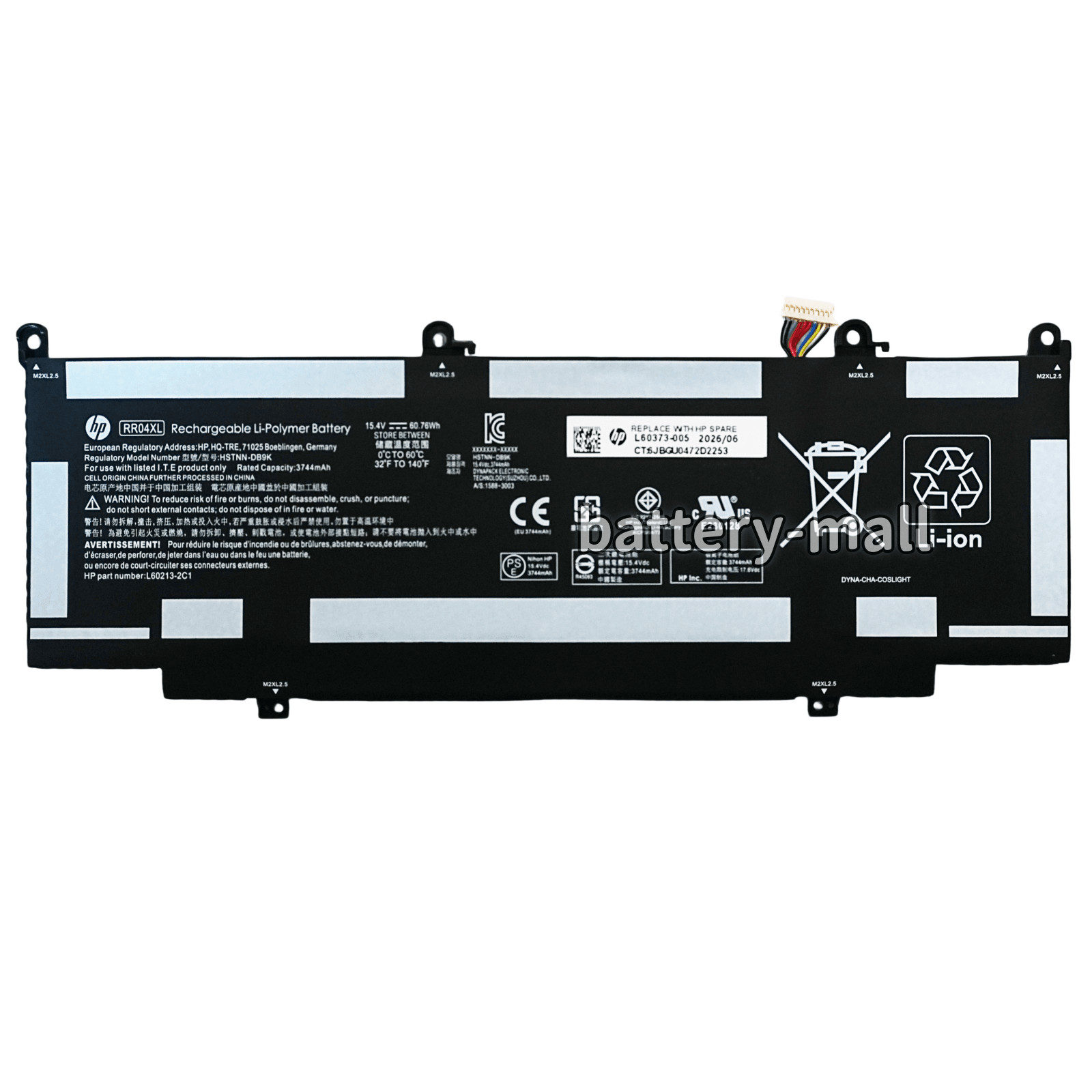 Genuine RR04XL Battery for HP Spectre x360 13-AW 13T‑AW L60213-2C1 HSTNN-OB1M