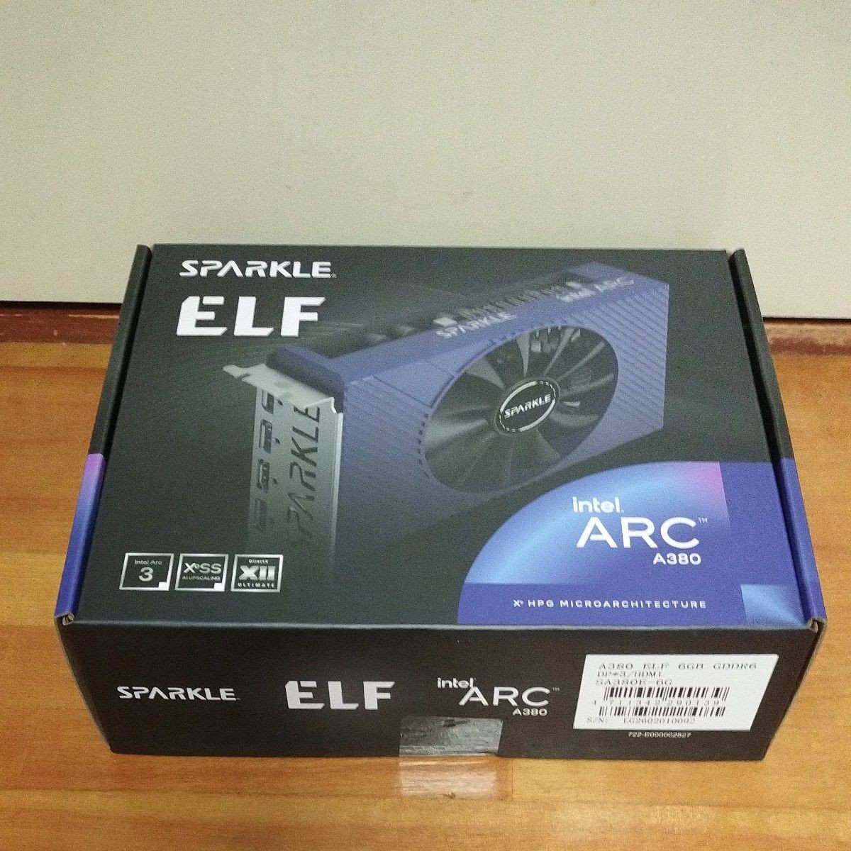 New Sparkle Intel Arc A380 ELF SA380E-6G 6GB GDDR6 Graphics Card