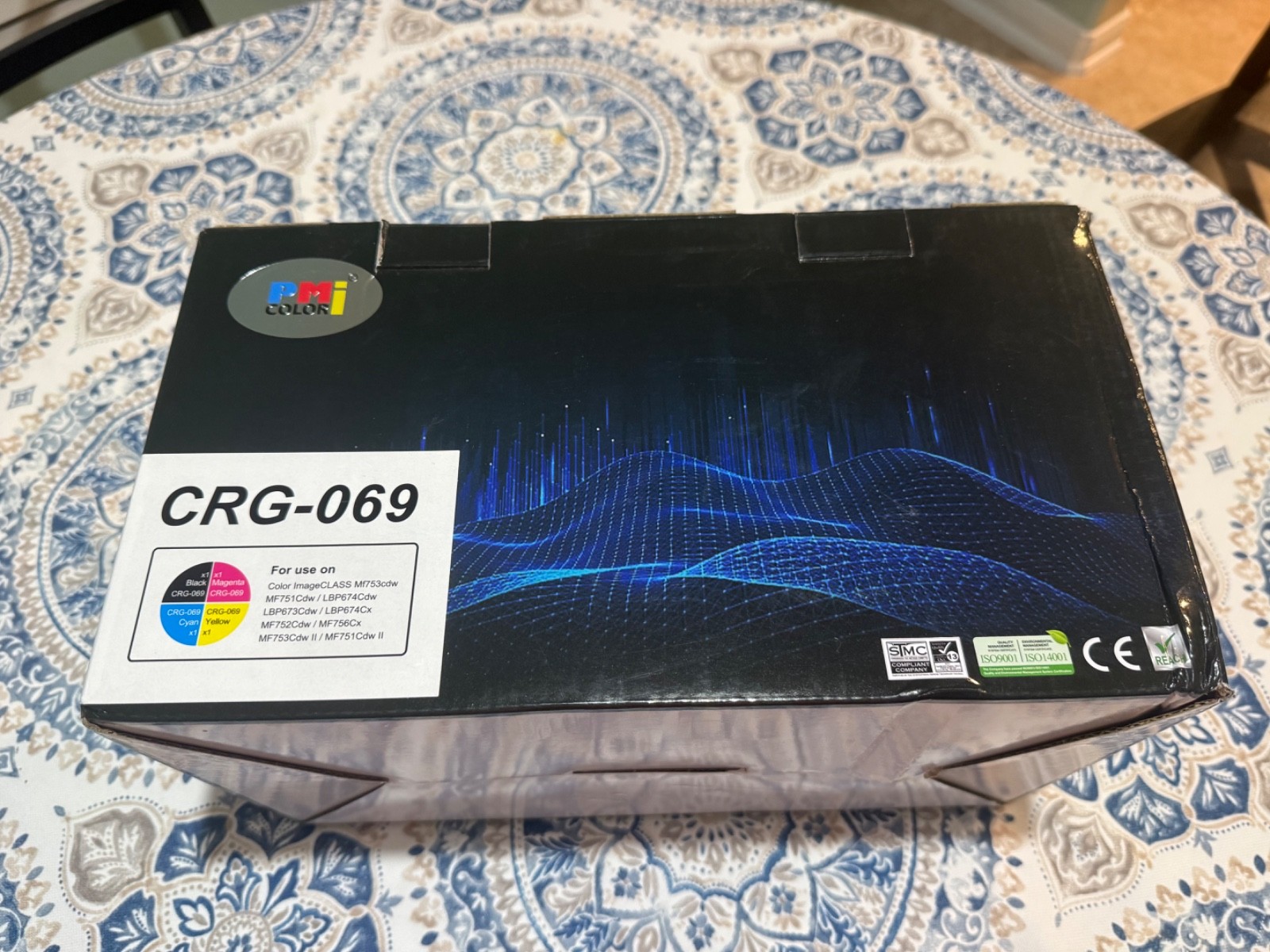 PM Colori CRG-069 Toner 4 Pack Canon MF753Cdw MF751Cdw LBP674Cdw CMYK