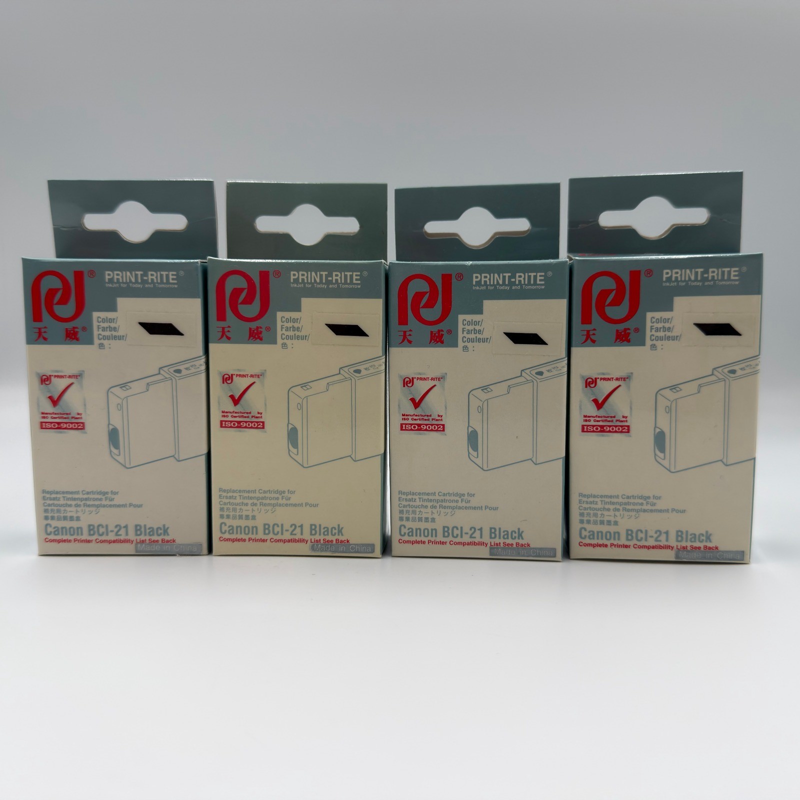 VTGm4PK Print-Rite BCI-21 Black Ink Cartridge Canon BJC-4000 Apple Stylewriter