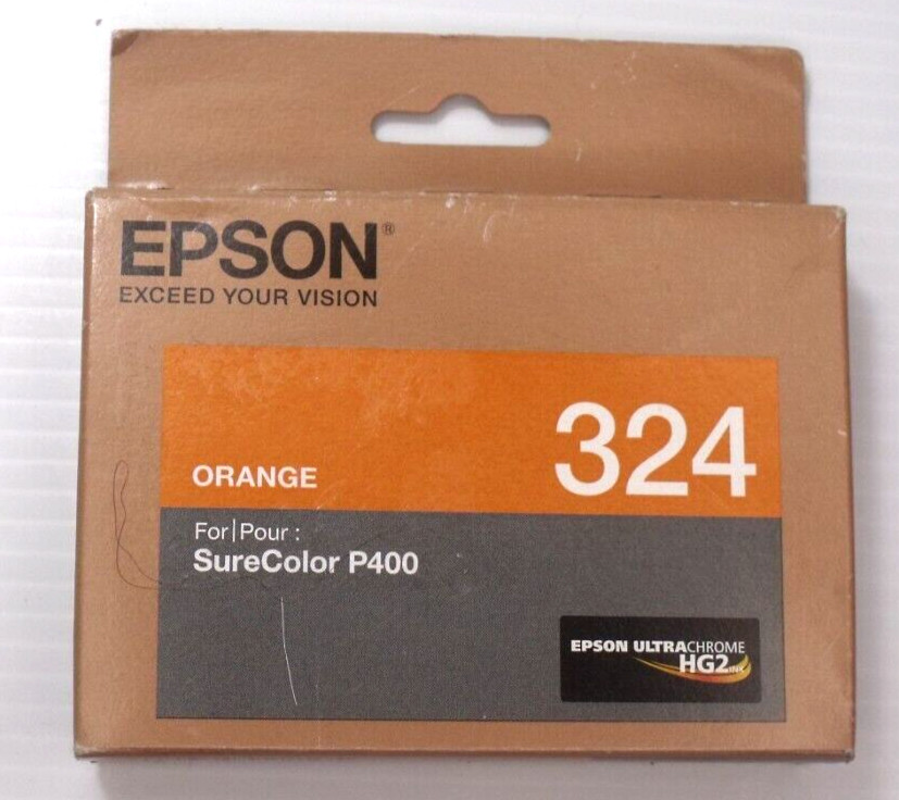 Genuine Epson T324 Orange Ink Cartridge Exp 05/2025 New