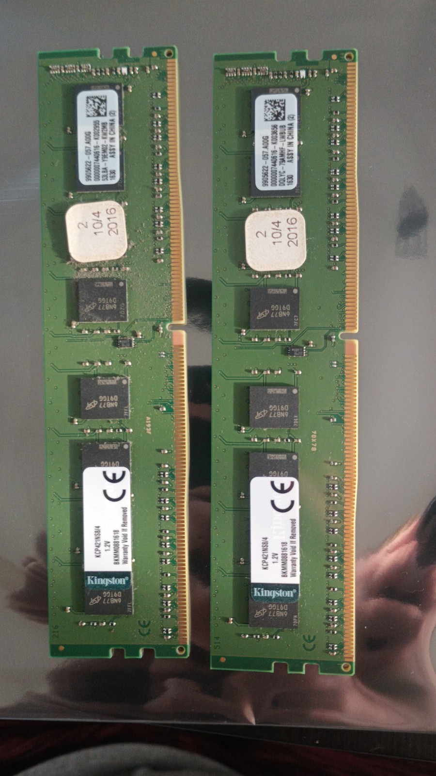 Kingston ValueRAM 8GB DIMM PC4-17000 (DDR4-2133) Memory (KVR21E15D88)