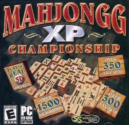 Mahjongg XP Championship PC CD solitaire four rivers waterfalls game Mah Jongg 