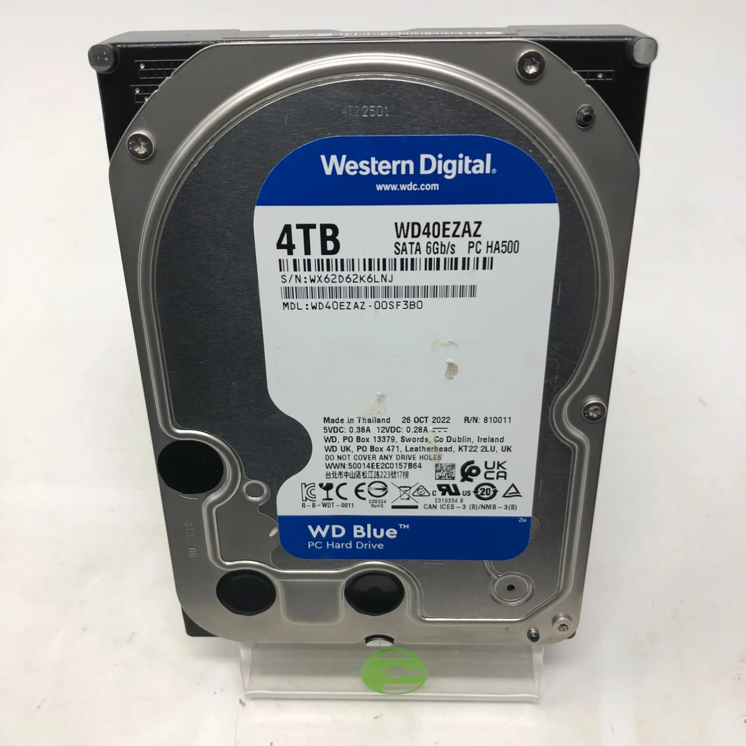 Western Digital WD 3.5" WD40EZA 4TB SATA III 6Gbps HDD 