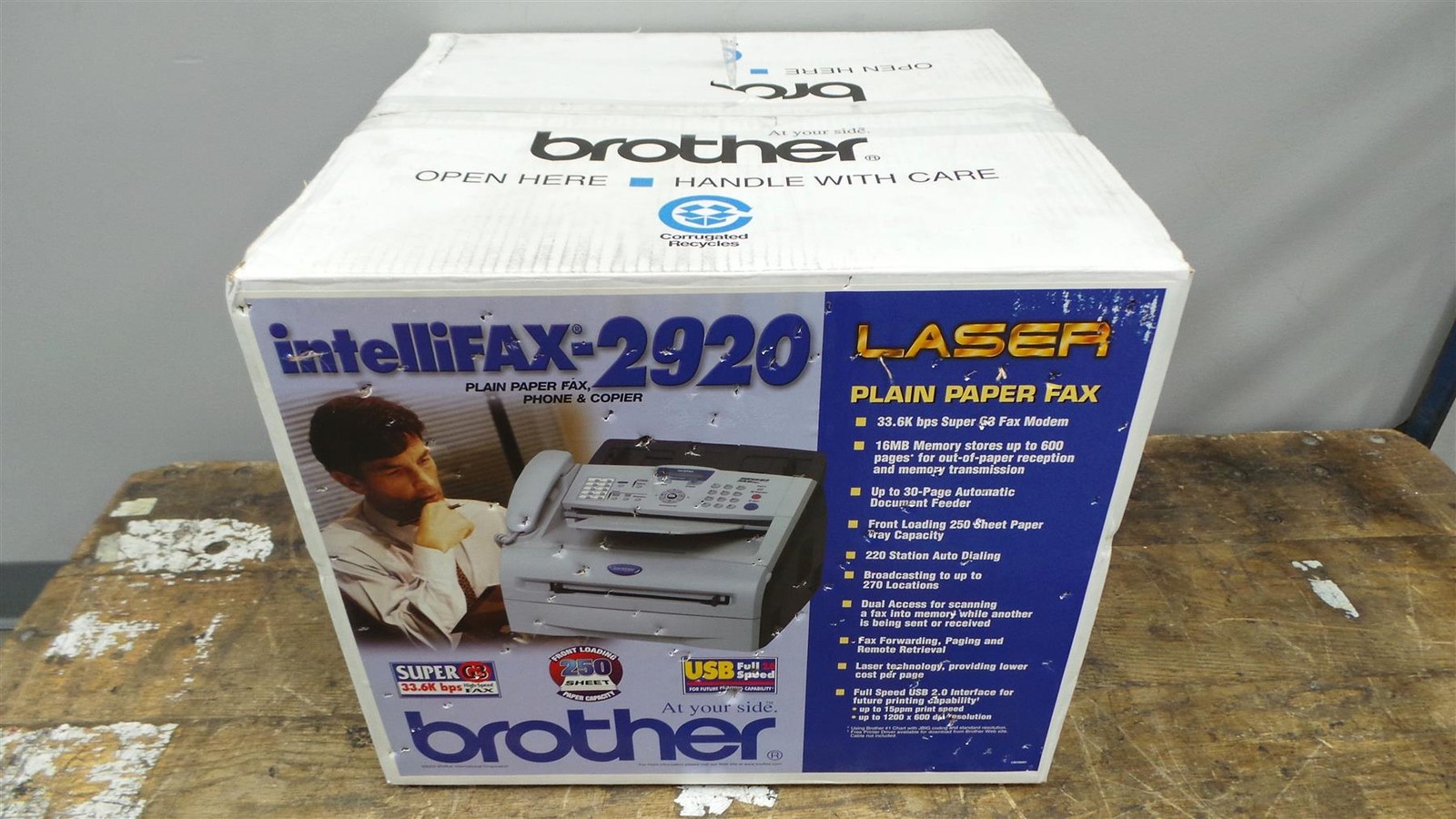 Brother Intellifax 2920 Laser Plain paper Fax Phone & Copier Machine - New