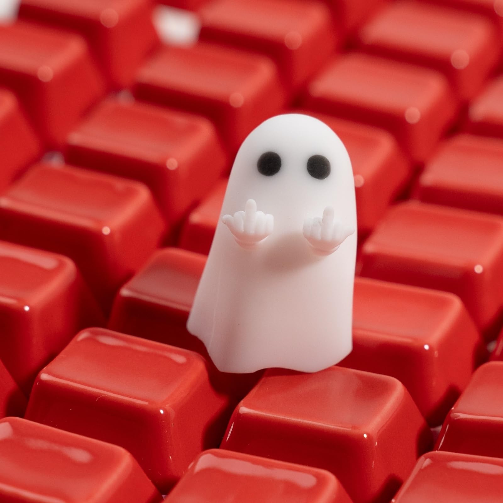 ULTRAEQUIP Artisan Keycaps - Resin 1U ESC Custom Hey-You Ghost