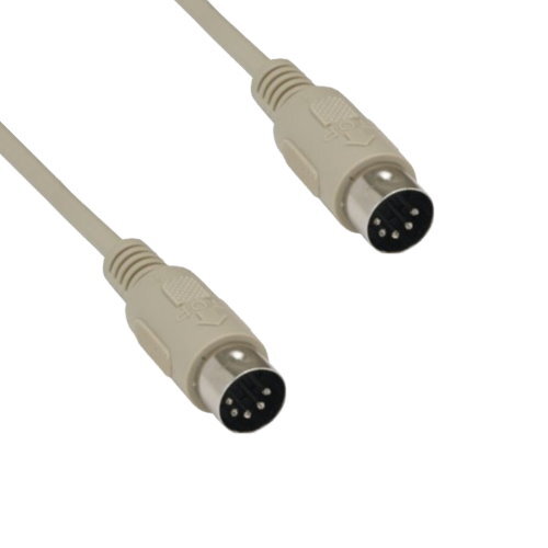 [Lot10] 6Ft DIN5 5 Pin Male to Male Cable 28 AWG Shielded AT Type Keyboard to PC