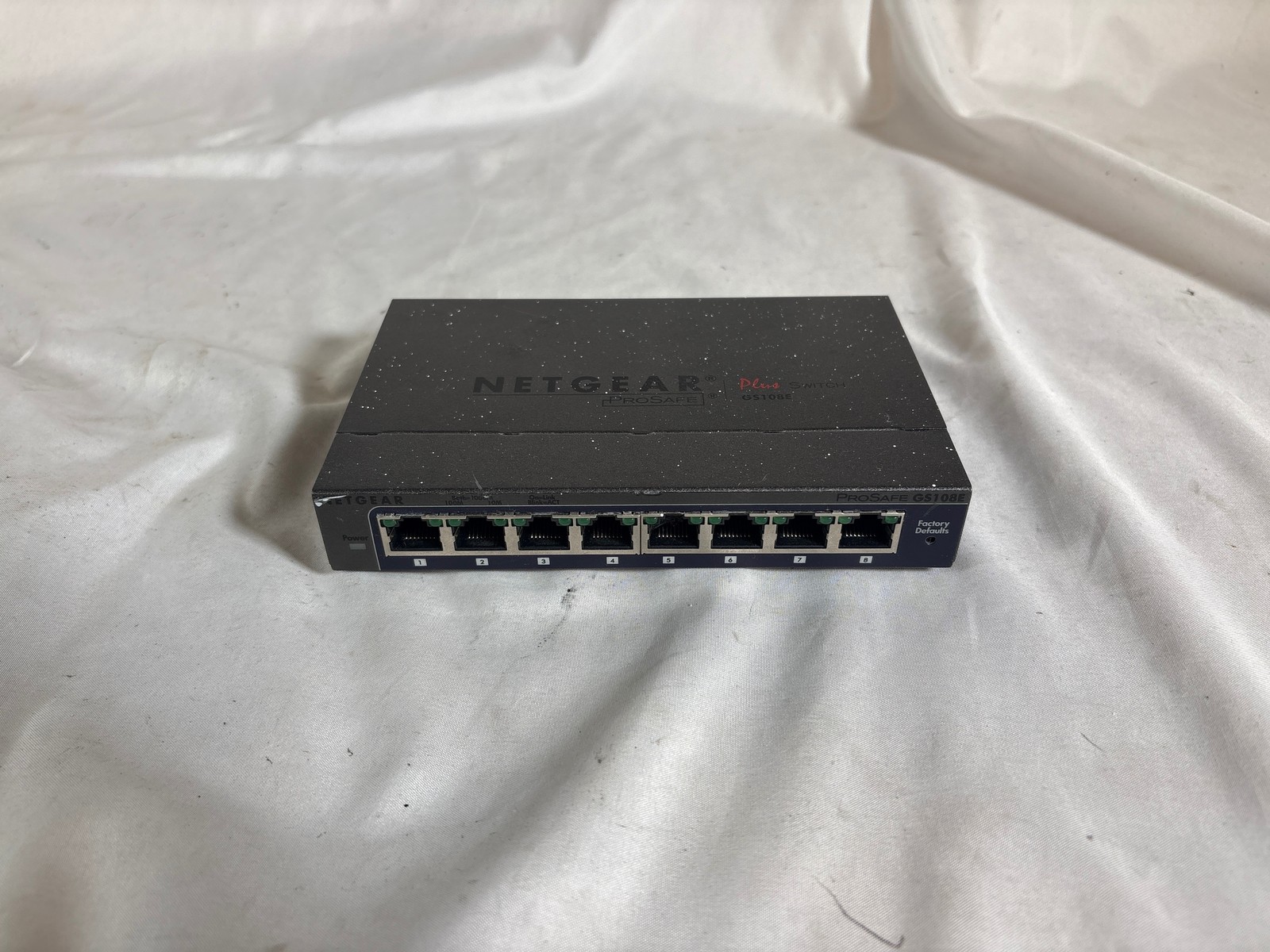 NETGEAR ProSafe Plus GS108E v2 8-Port Gigabit Ethernet Switch