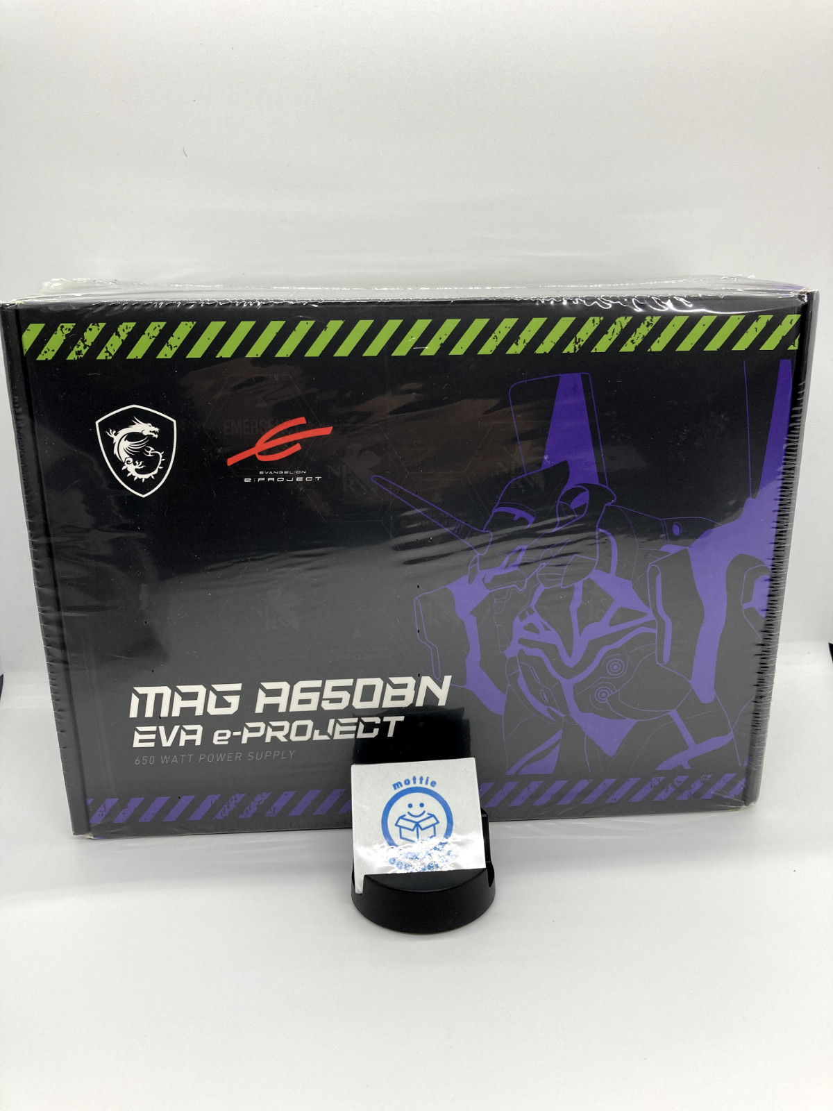 MSI x Evangelion e:PROJECT MAG A650BN EVA ATX Power Supply Unit PSU Color 650w