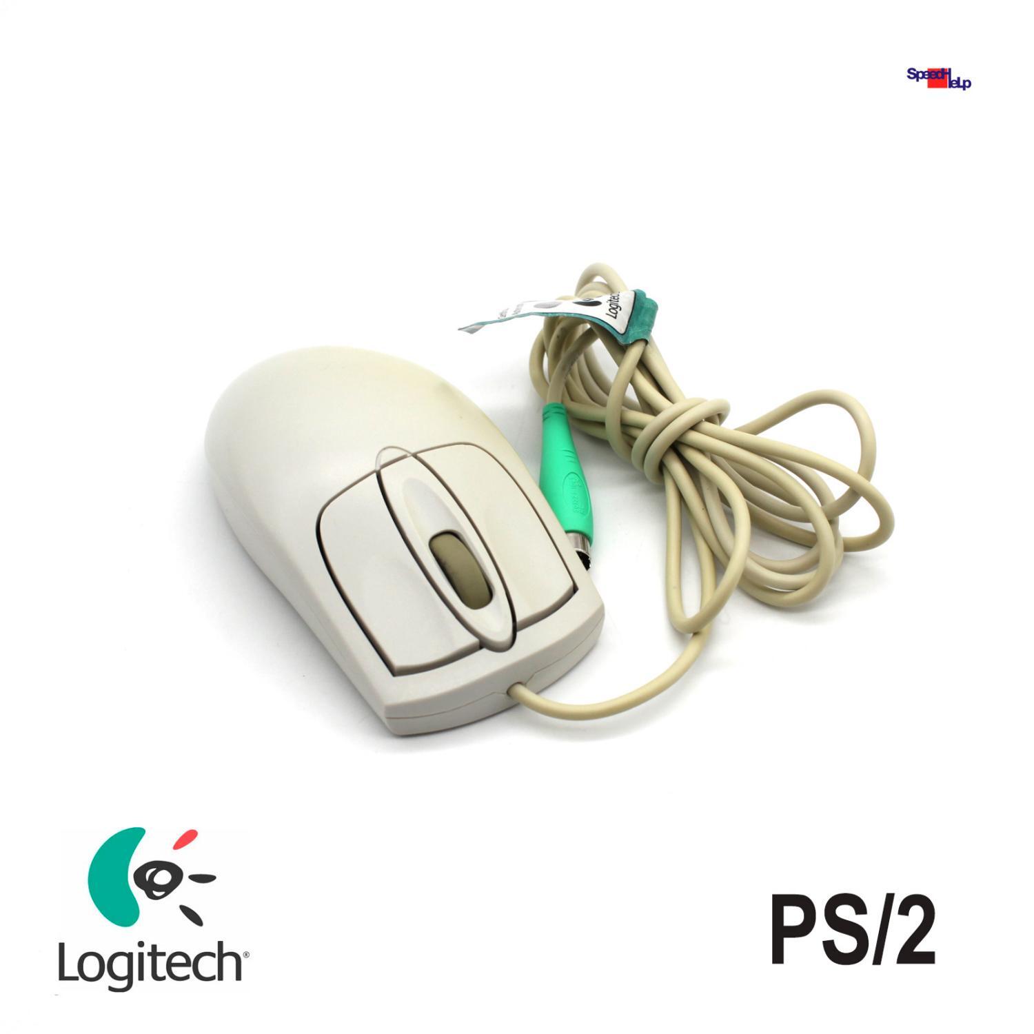 LOGITECH M-S61 MOUSE PS/2 PORT PORT RETRO VINTAGE SCROLL PS-2 851393 110