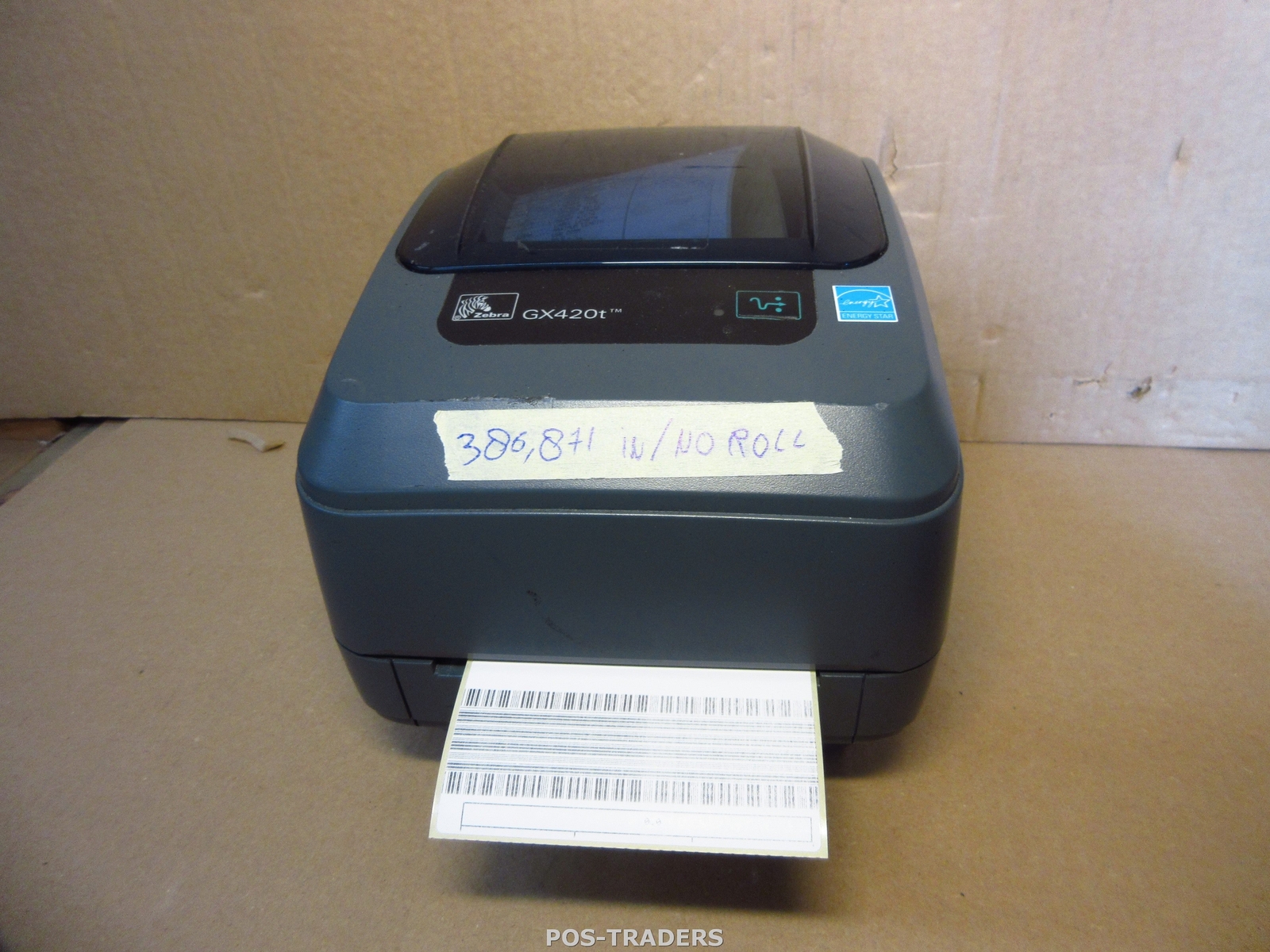 Zebra GX420T Label Printer DT/TT 108mm USB Label Printer 386,871 IN/NO ROL
