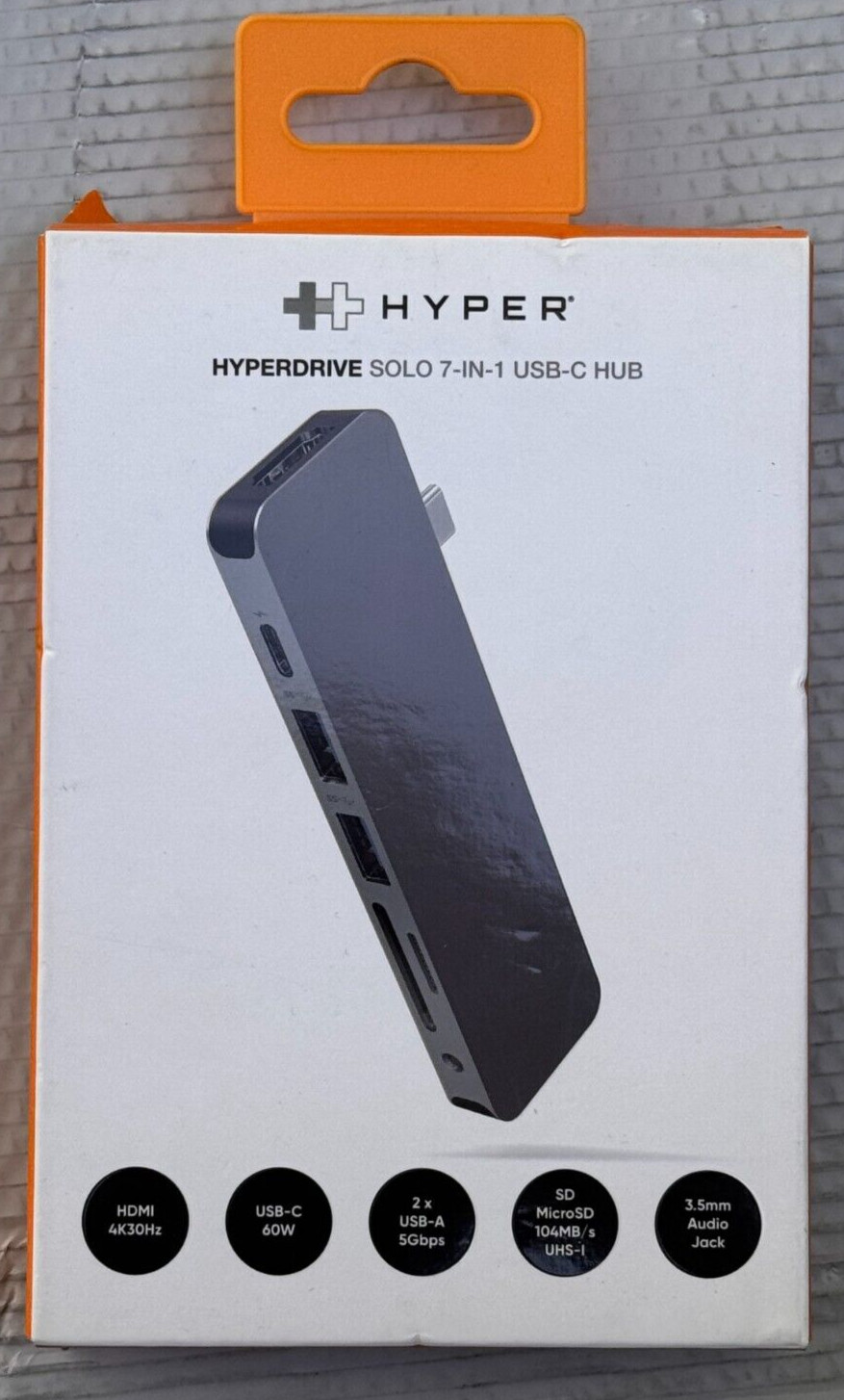 Sanho HyperDrive 7-in-1 Hub for MacBook and USB-C Devices - Space Gray