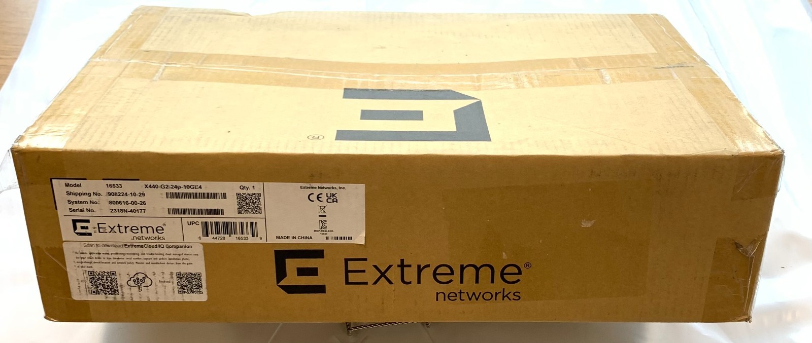 Extreme Networks 16533 X440-G2-24P-10GE4 24-Port Managed Switch (Model 16533)